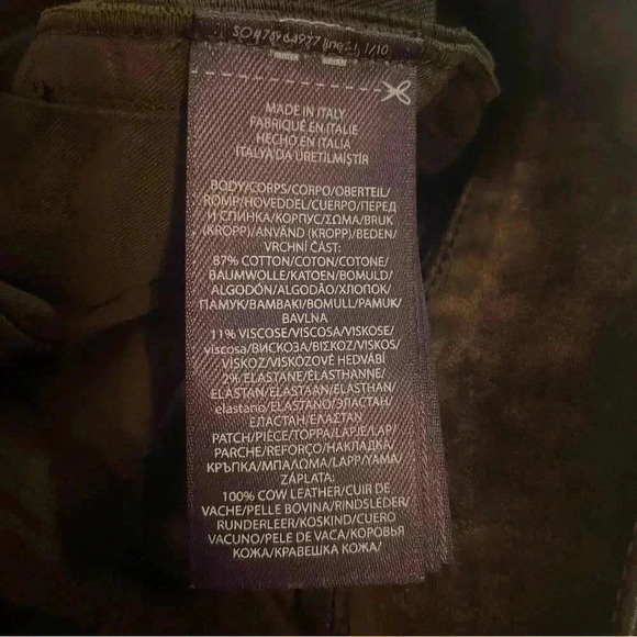 Ralph Lauren Collection Hand Painted Floral Metallic Straight Bootcut Jeans 29 - Picture 16 of 16